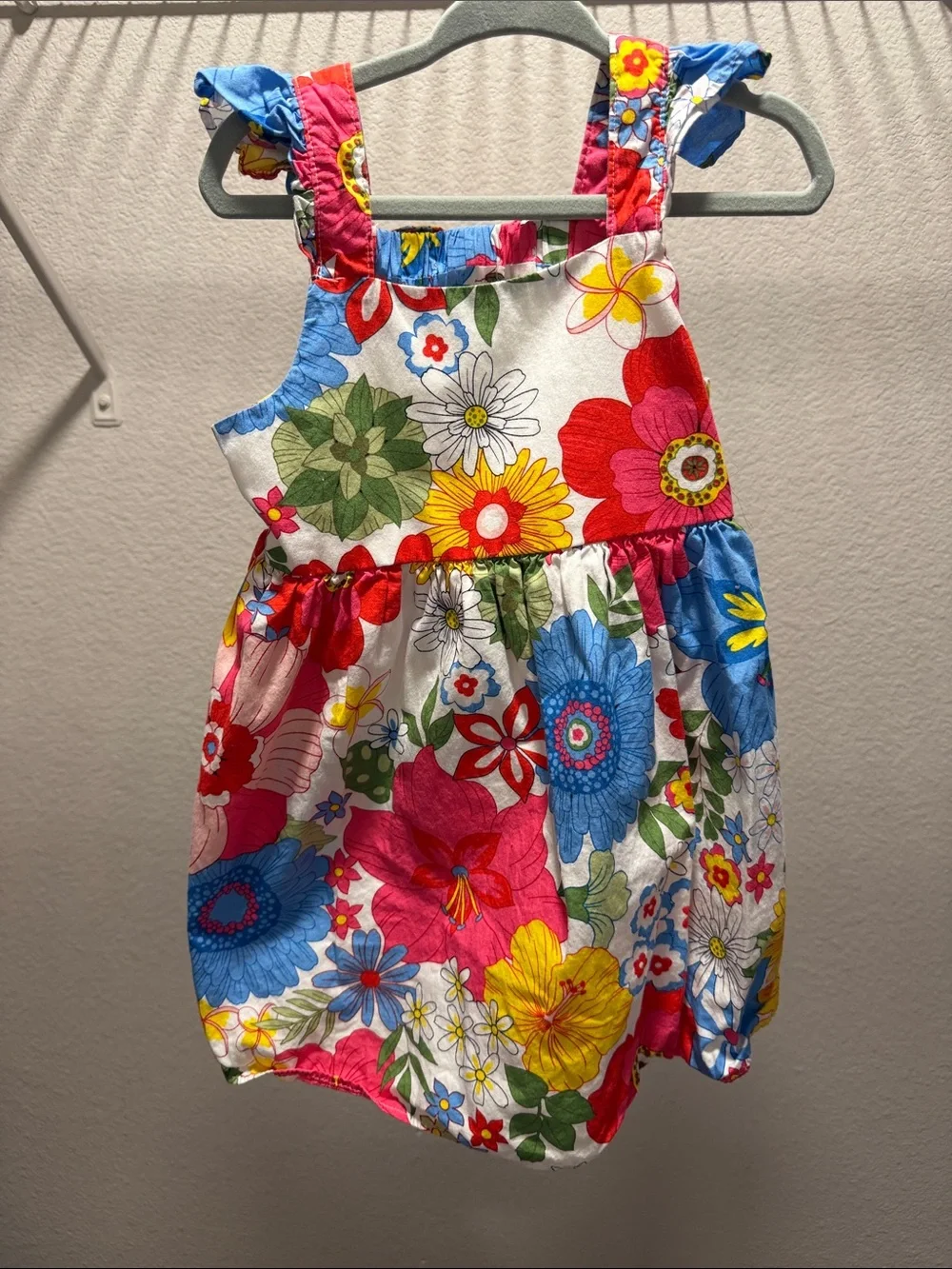Counting Daises Toddler/Girl Vibrant Floral Sundress - Multicolor 3T