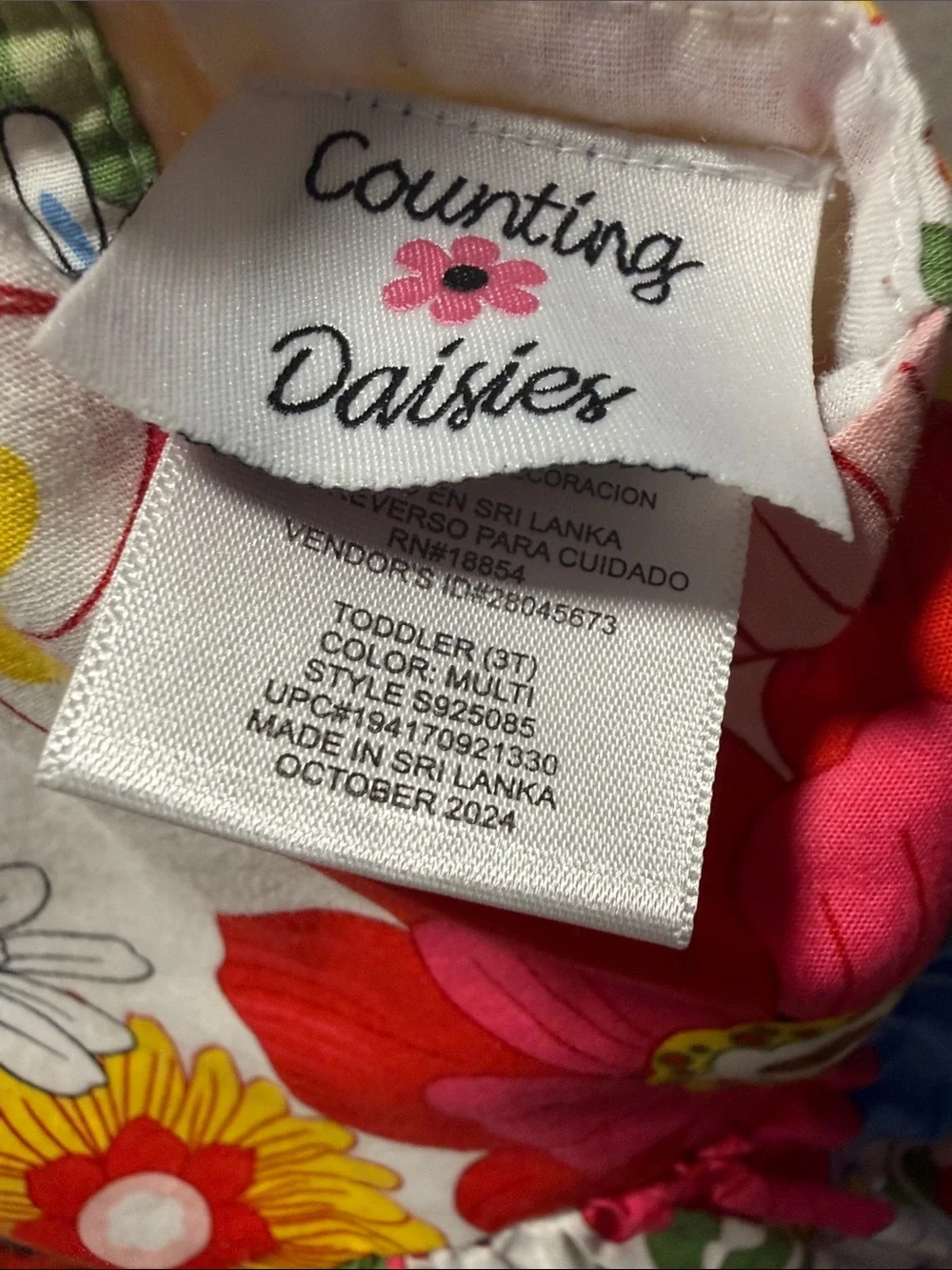 Counting Daisies bright sleeveless