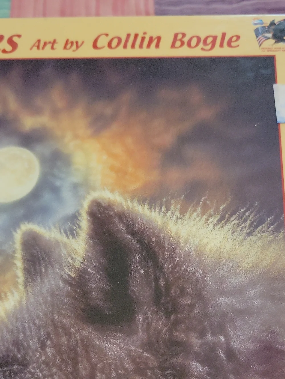 Arapaho Moon Wolf Puzzle And Moonlight Mates Wolf Puzzle