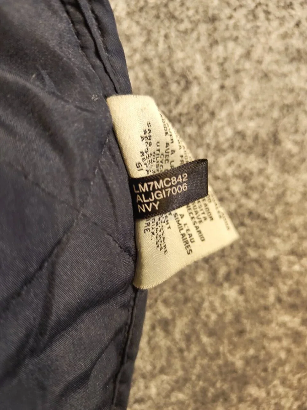 Levi’s Quilted Snap Jacket | Men’s Medium | Navy Cotton Shell