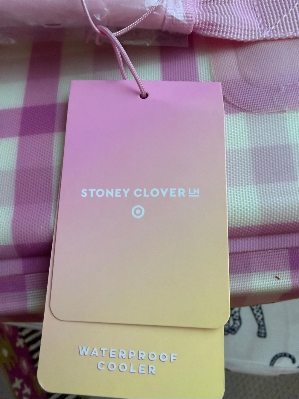 Stoney Clover Lane pink gingham