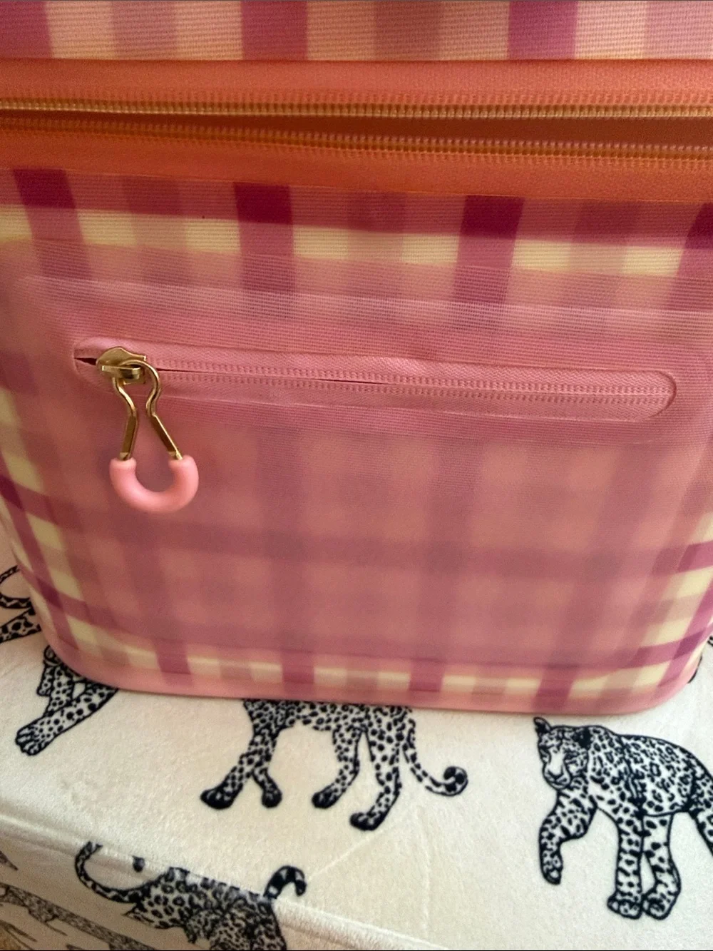 Stoney Clover Lane pink gingham