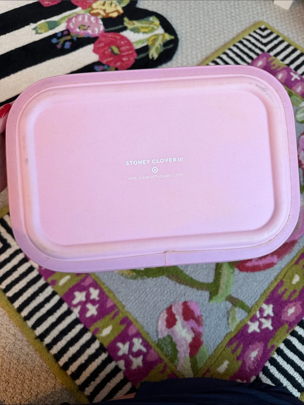 Stoney Clover Lane pink gingham