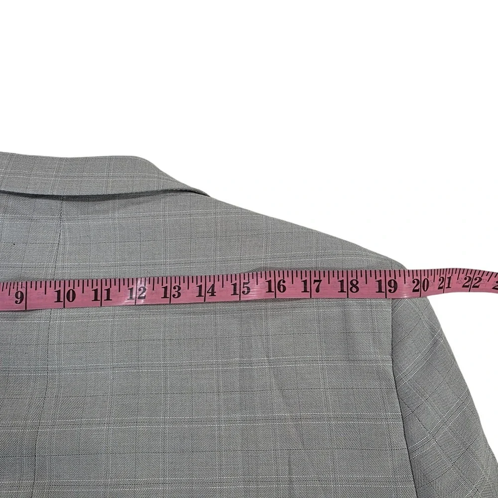 Saddlebred Suit Jacket Mens‎ Gray Size 42R Notch Lapel Classic Formal Wear