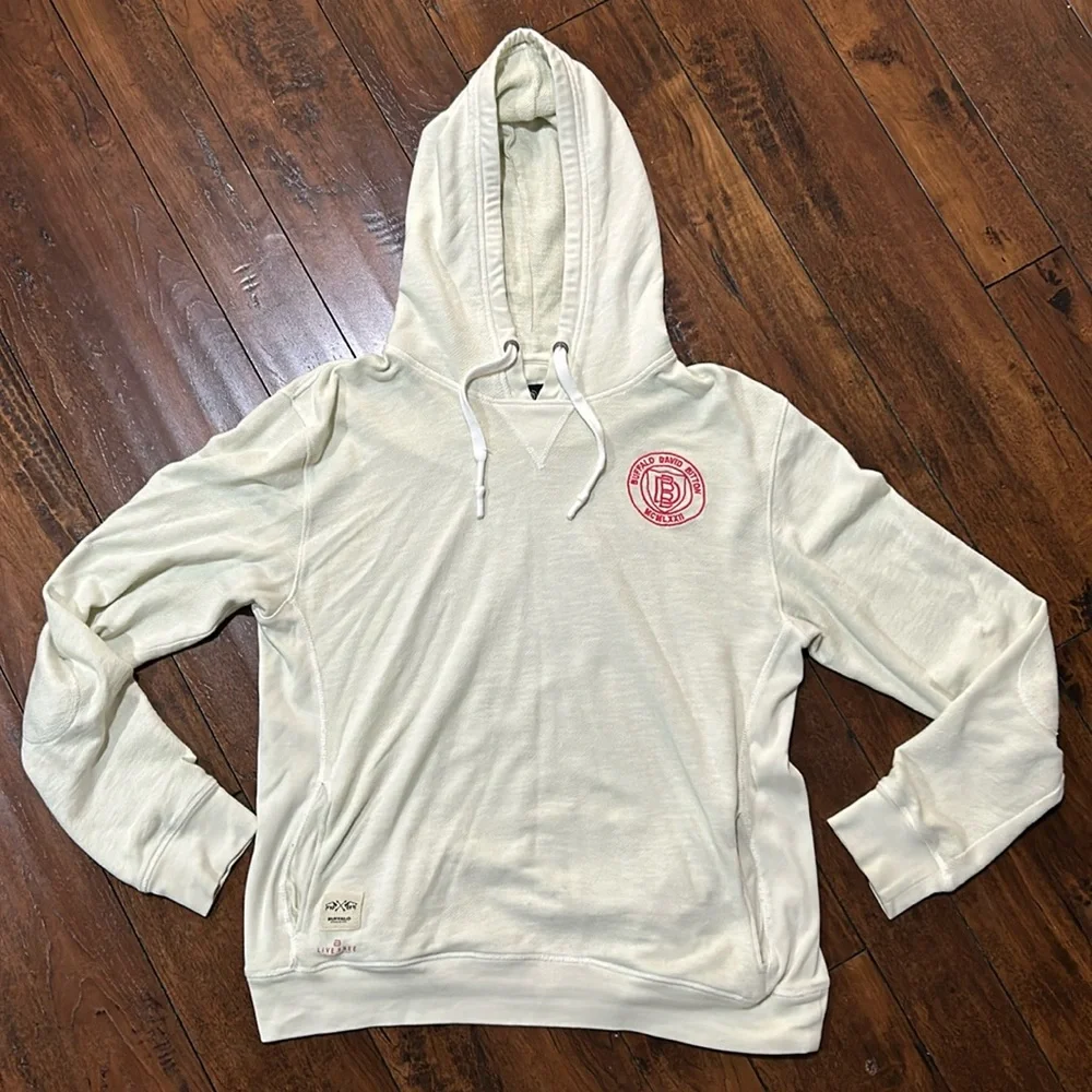 Buffalo David Bitton Lightweight Hoodie Sweatshirt Size Medium