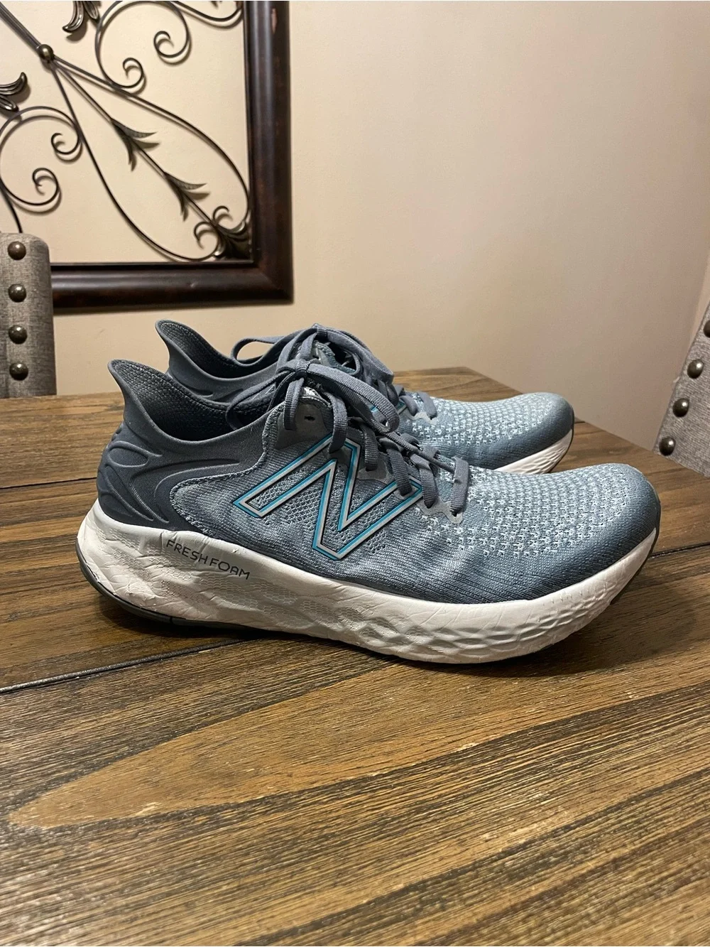 New Balance 1080v11 Shoes Mens Size 9.5 2E Blue Fresh Foam Running Performance