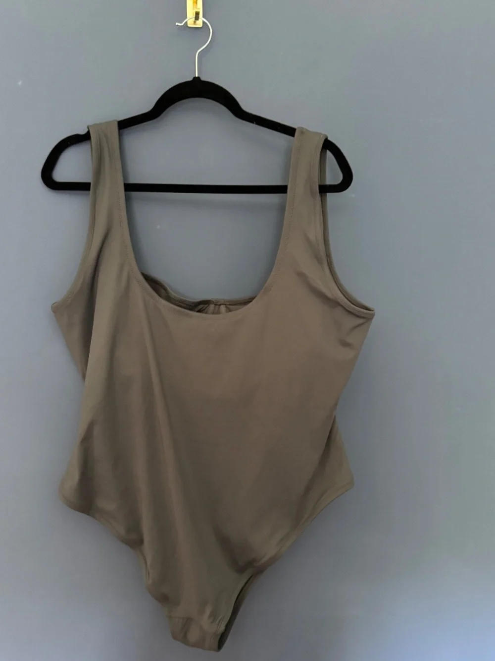SKIMS gunmetal swim