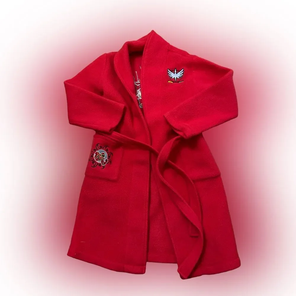 Y2K Disney Shopping Kids Power Rangers Fleece Robe