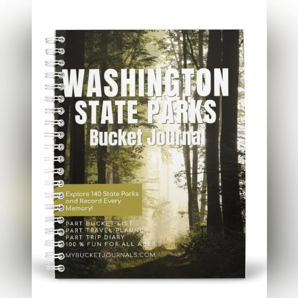 Washington State Parks Bucket Journal, Explore 140 Parks Record Memories