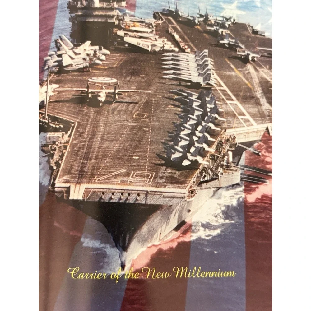 USS John F Kennedy CV-67 Millennium Cruise Book 1999-2000 Navy Deployment Navy