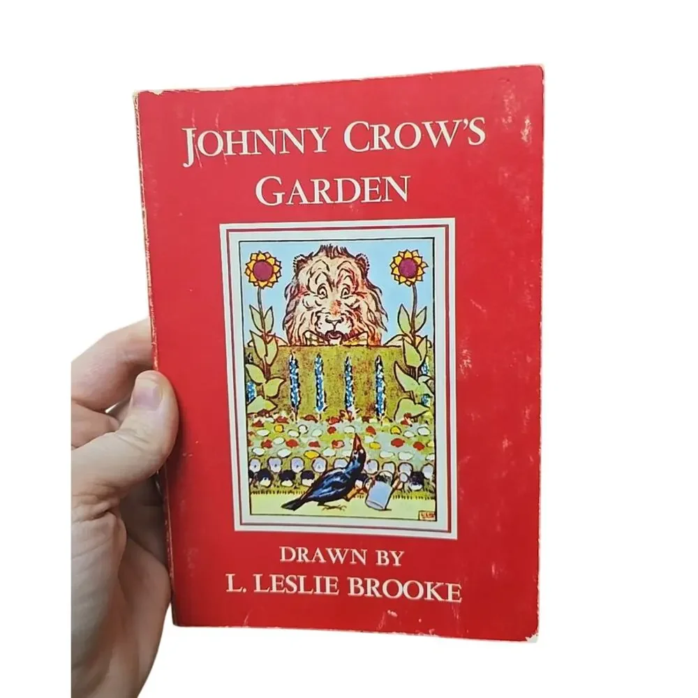 Vintage Johnny Crow's Garden Drawn by L. Leslie Brooke Paperback Children's Book