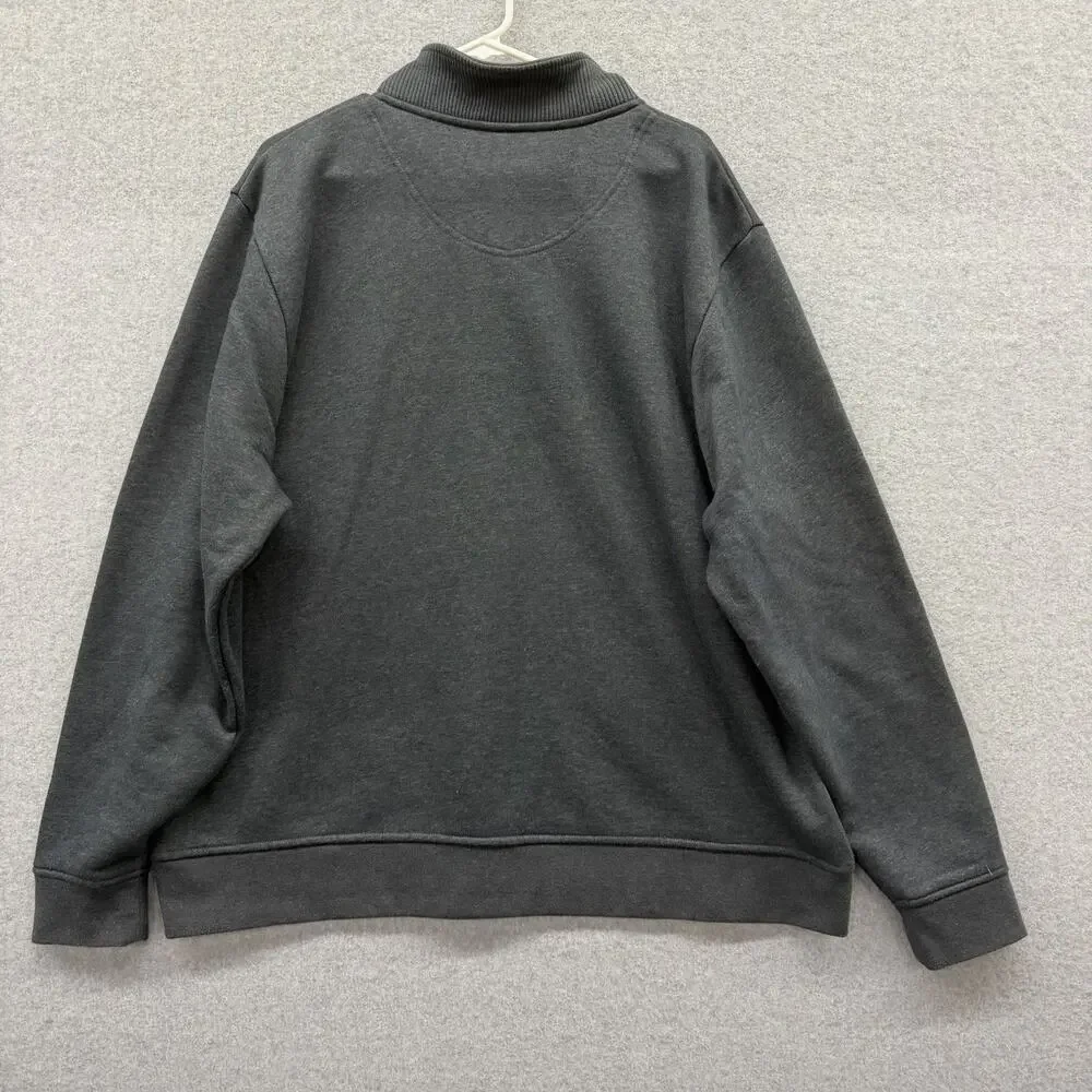 Orvis 1/4 Quarter Zip Sweater Mens XXL Fleece Lined Pullover 2XL  Classic