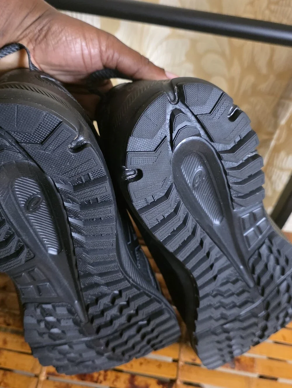 Asics all black