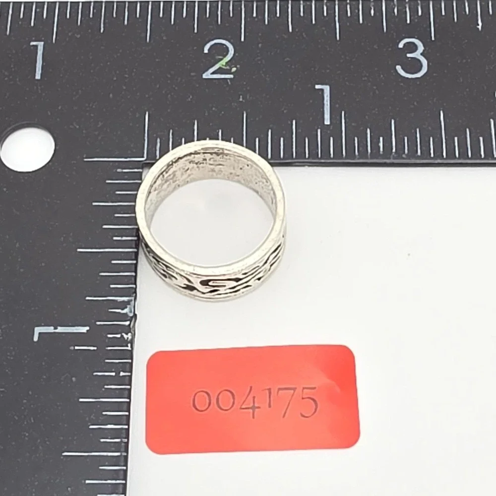 Vintage BELL TRADING POST Ring 925 Sterling Silver Asymmetrical Cutouts Size 5
