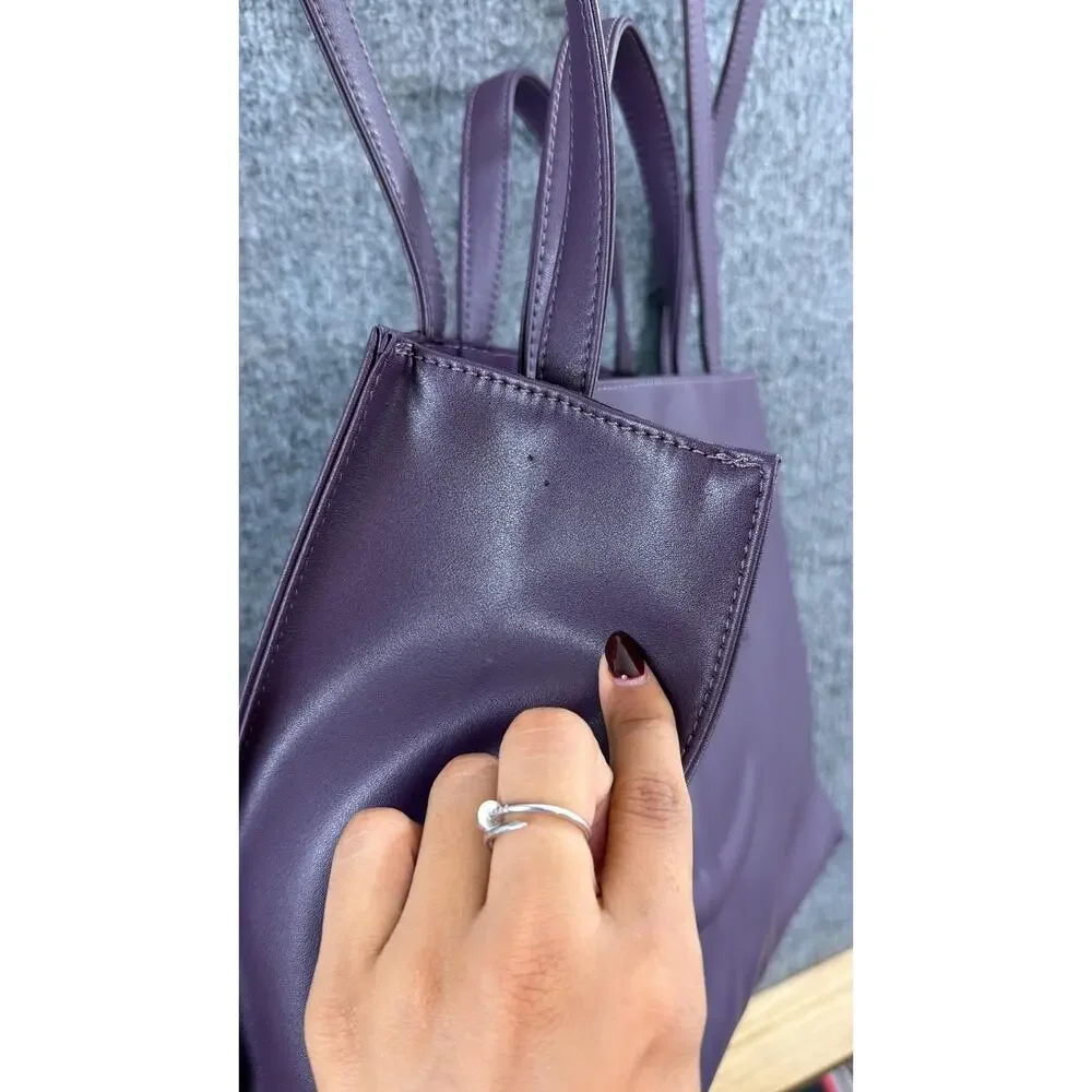 Telfar medium eggplant