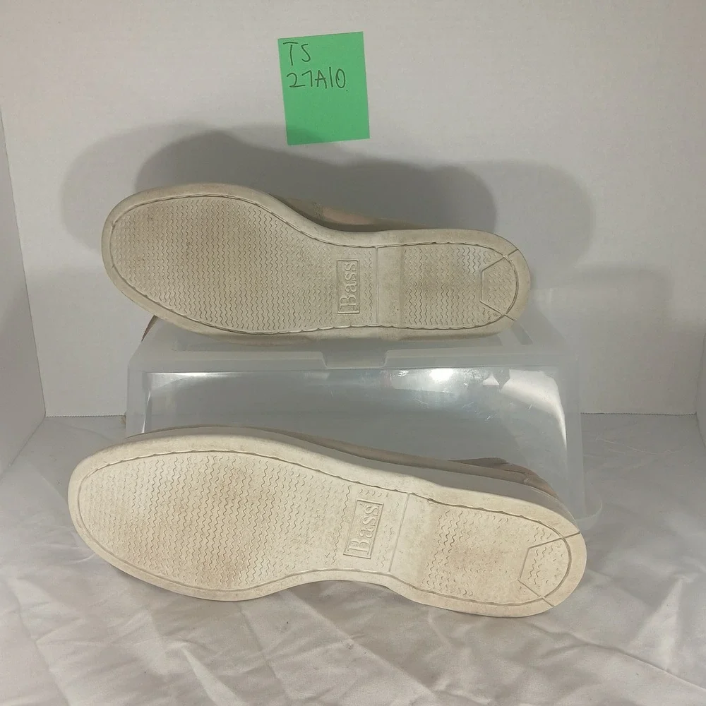Bass Seafarer 1517-230‎ Mens Leather Boat Shoes Size 9.5M