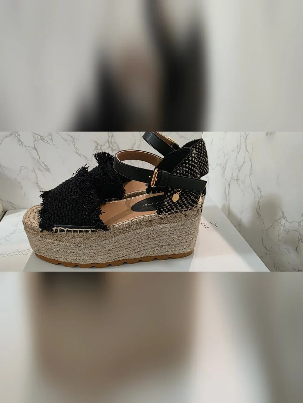 Stella McCartney Gaia platform espadrille sandals Sz 36  750$