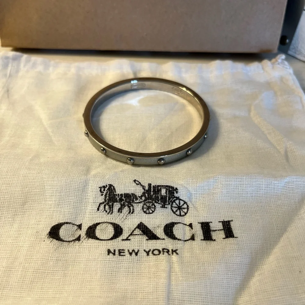 Coach sophisticated silver