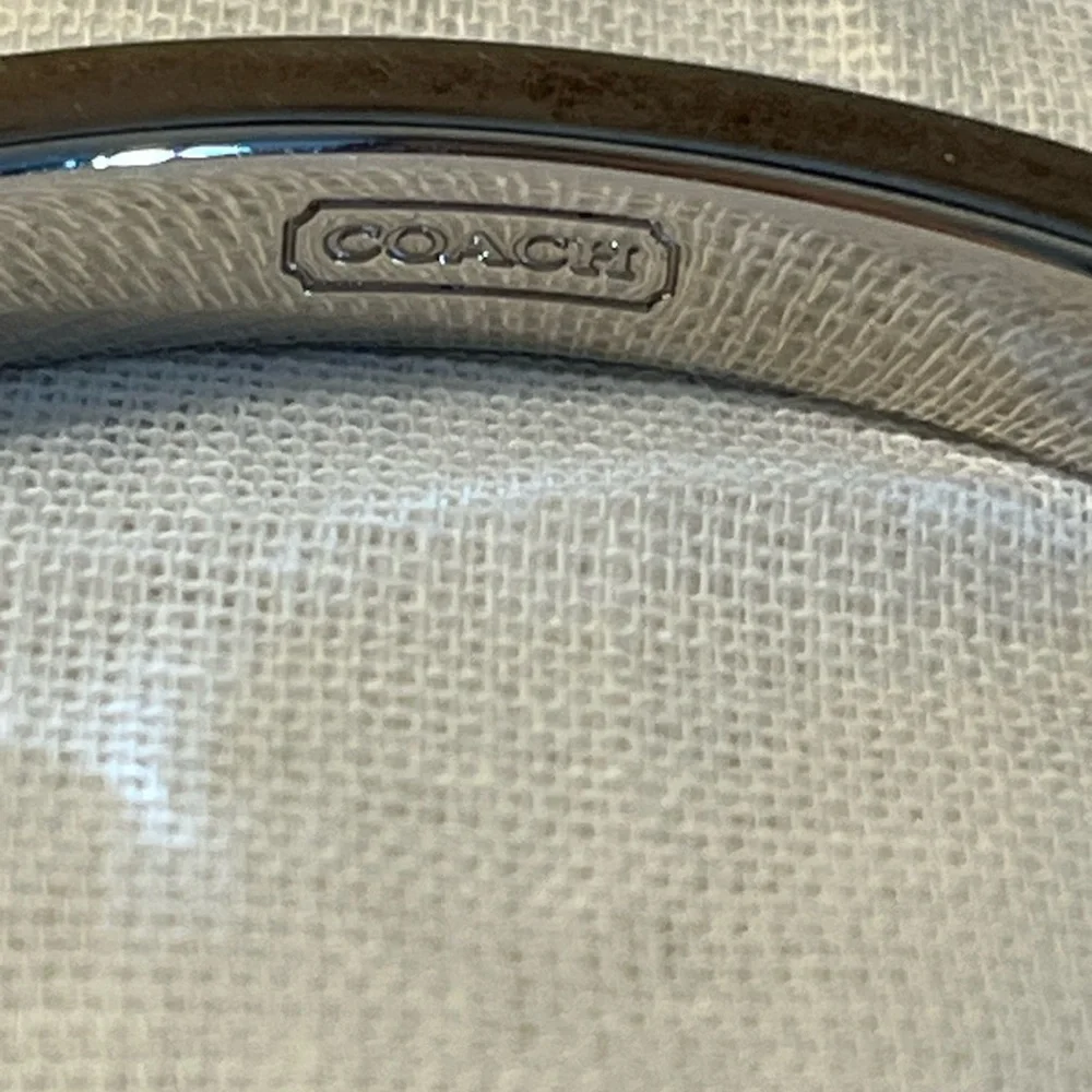 Coach sophisticated silver