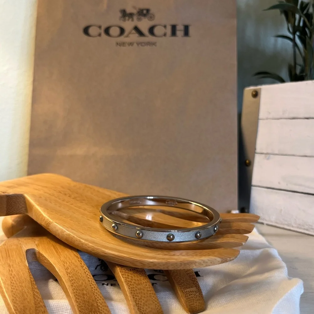 Coach sophisticated silver