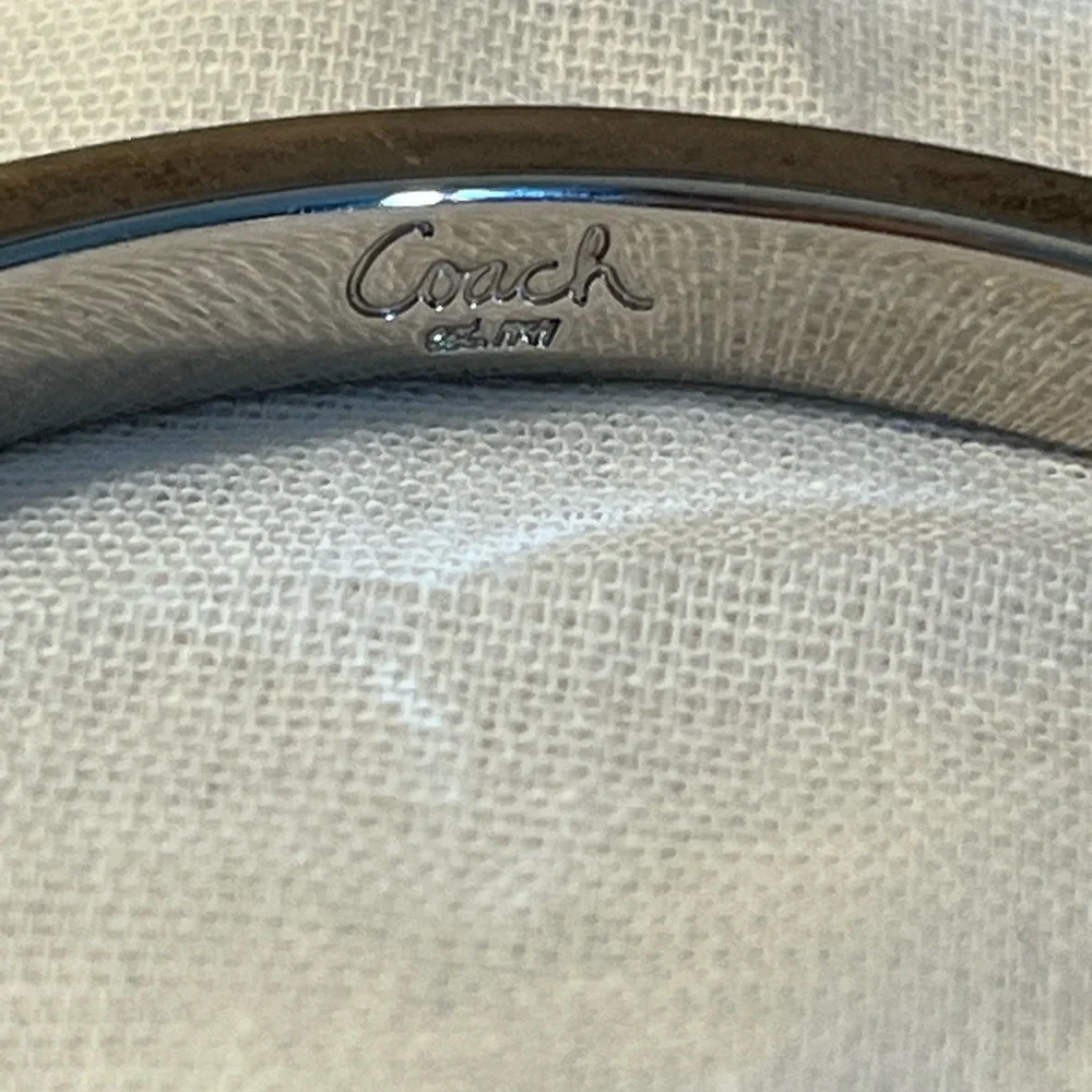 Coach sophisticated silver