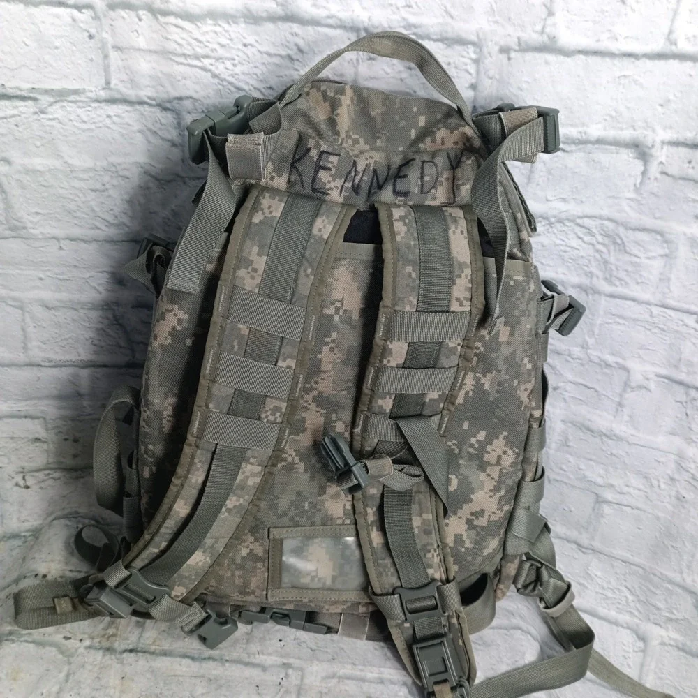 US Military MOLLE II Assault Pack ACU Digital Camo Tactical Backpack s10