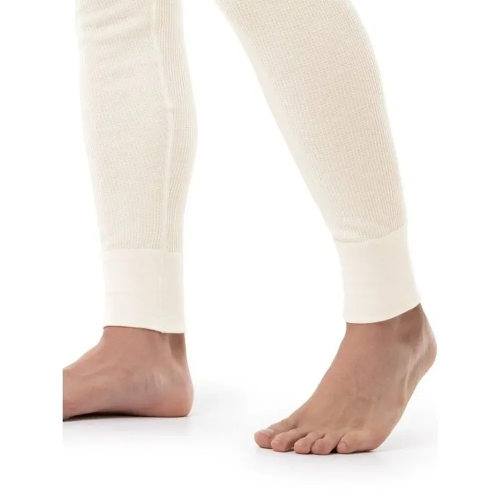 Vintage Fruit of the Loom Thermal Long Johns White Size Large USA Made