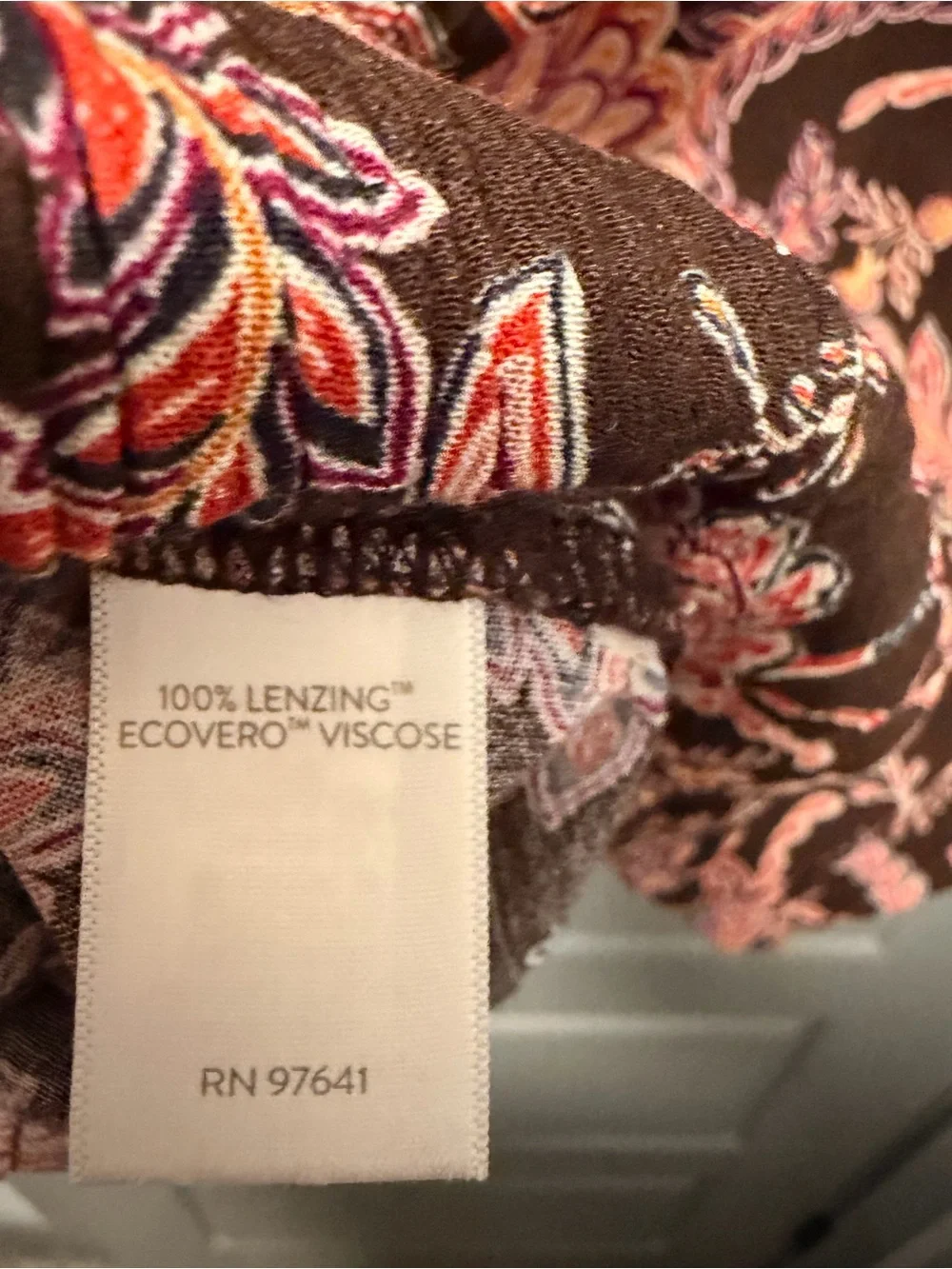 J. Jill Printed Crinkle-Textured Top XL Petite NWT