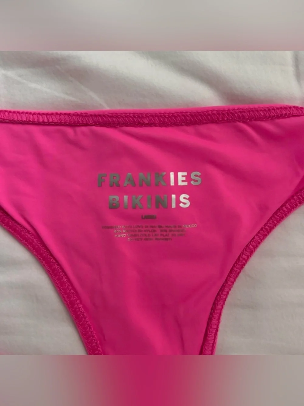 Frankies Bikinis worn perfect flaws