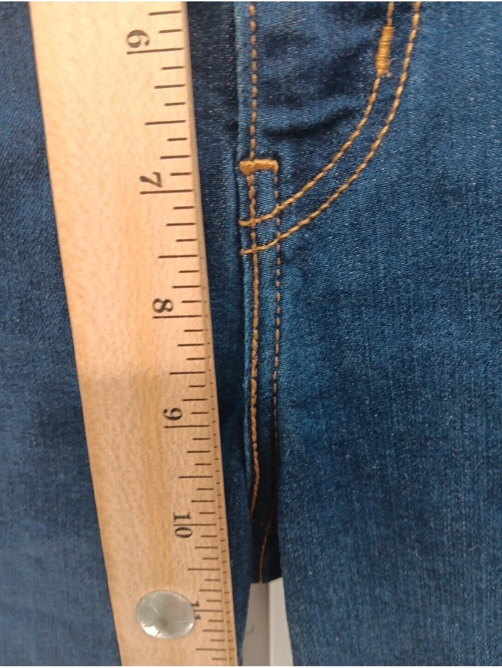 Levis Jeans Mens 32x20 Blue Denim Skinny Stretch Outdoor Work Casual Pants