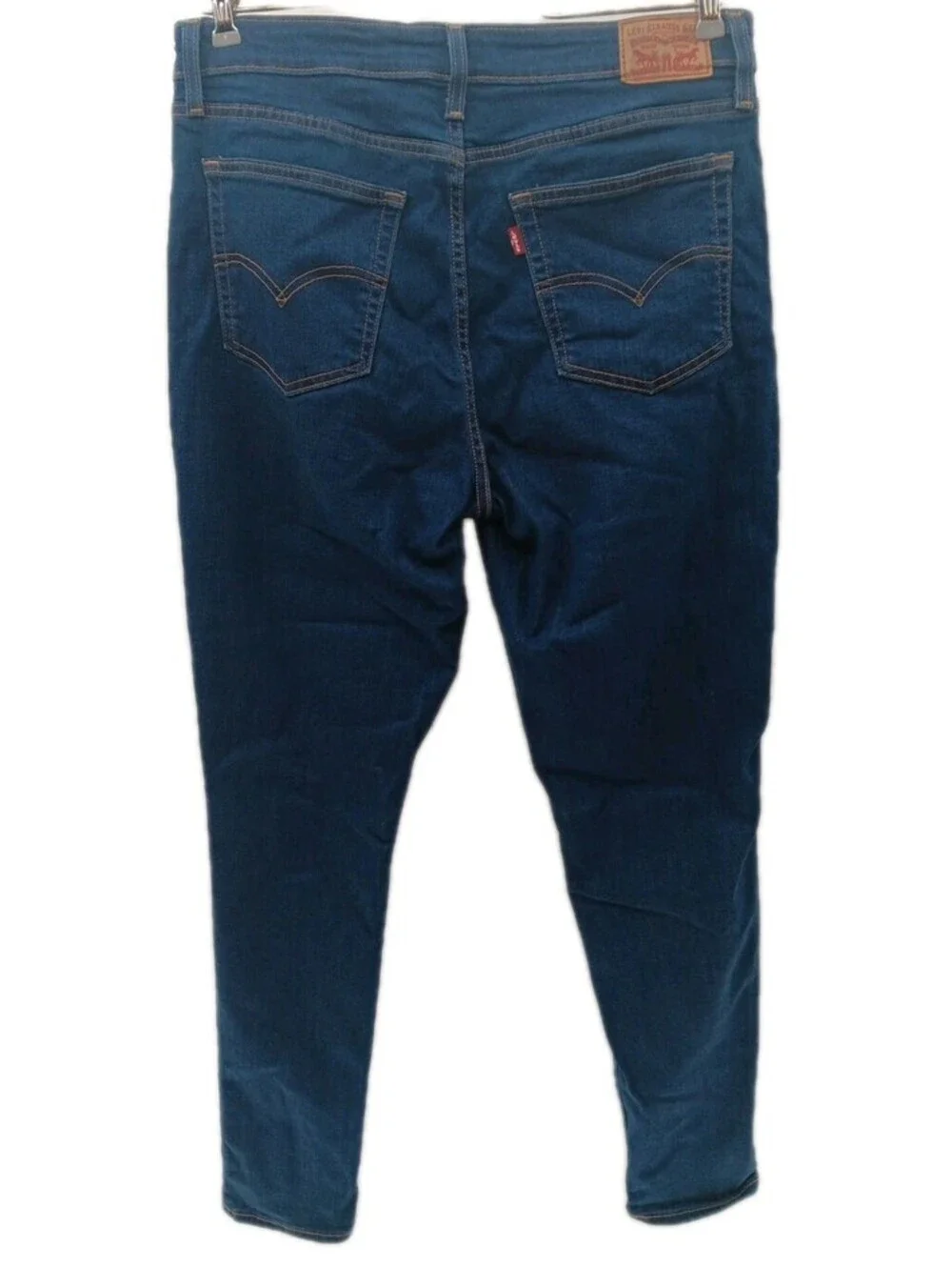 Levis Jeans Mens 32x20 Blue Denim Skinny Stretch Outdoor Work Casual Pants