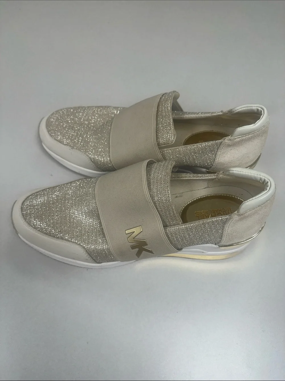 Michael Kors gold sparkling