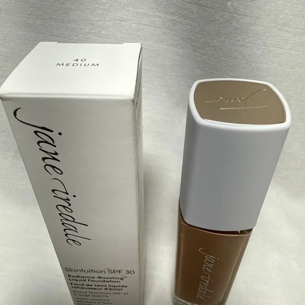 Jane Iredale Skintuition SPF30 30ml 1oz - 40 Medium Exp 2/27 READ