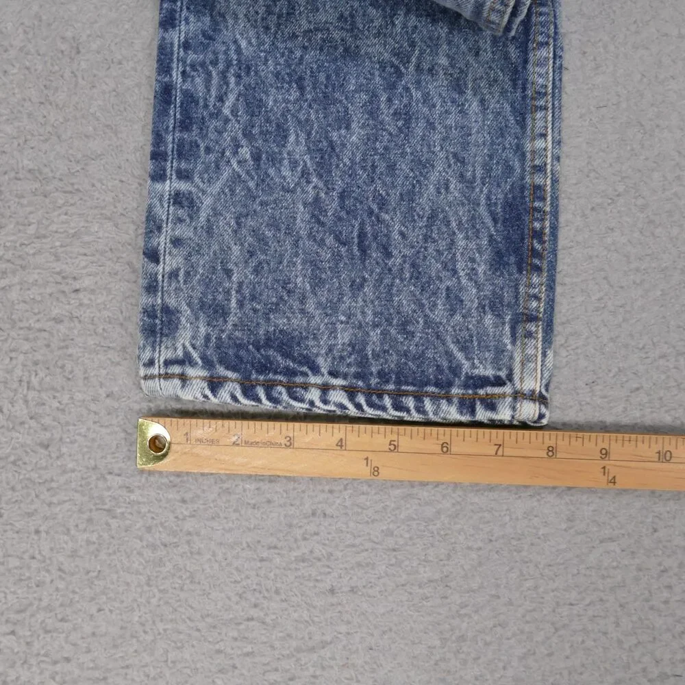Vtg 80's Levi’s 501 Preshrunk Jeans USA Deadstock NWT 32x34 Button Fly Acid Wash
