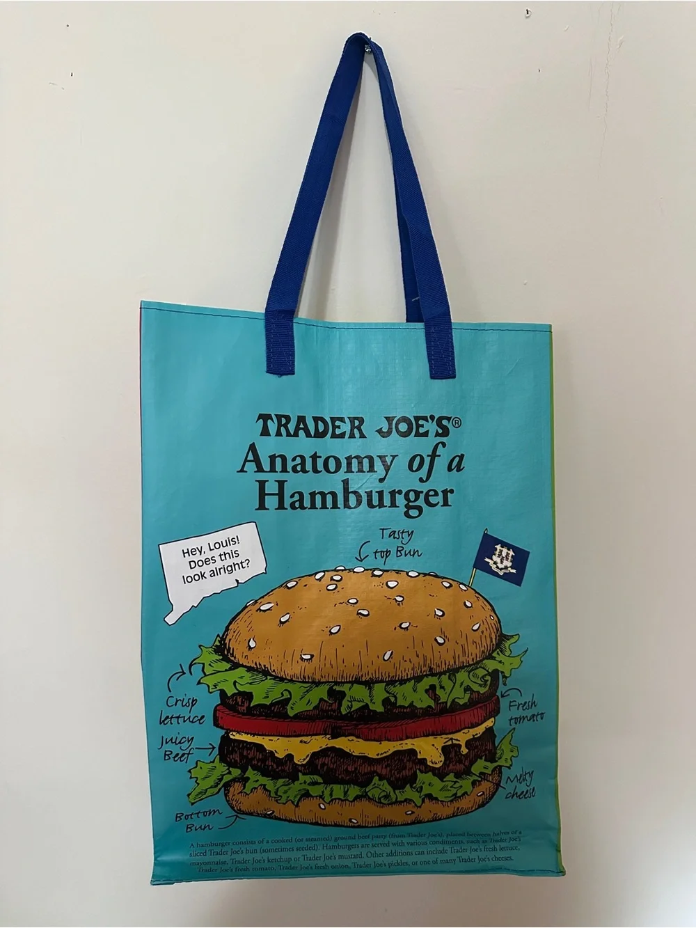 TRADER JOES COLLECTABLE TOTE - CONNECTICUT