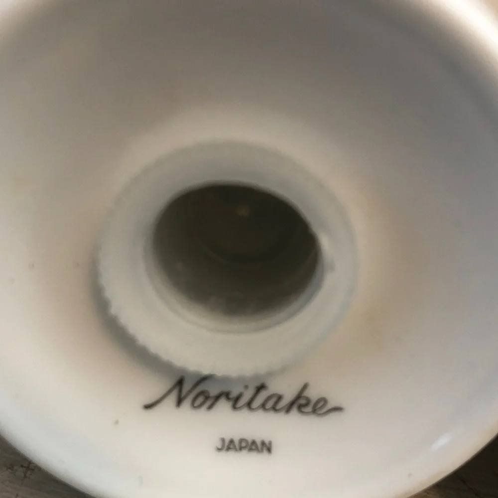 Vintage Noritake Pasadena (pattern #6311) Porcelain Salt & Pepper Shakers Japan