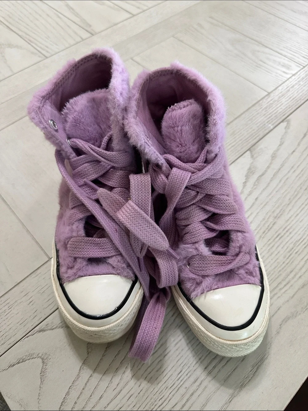 Converse worn twice