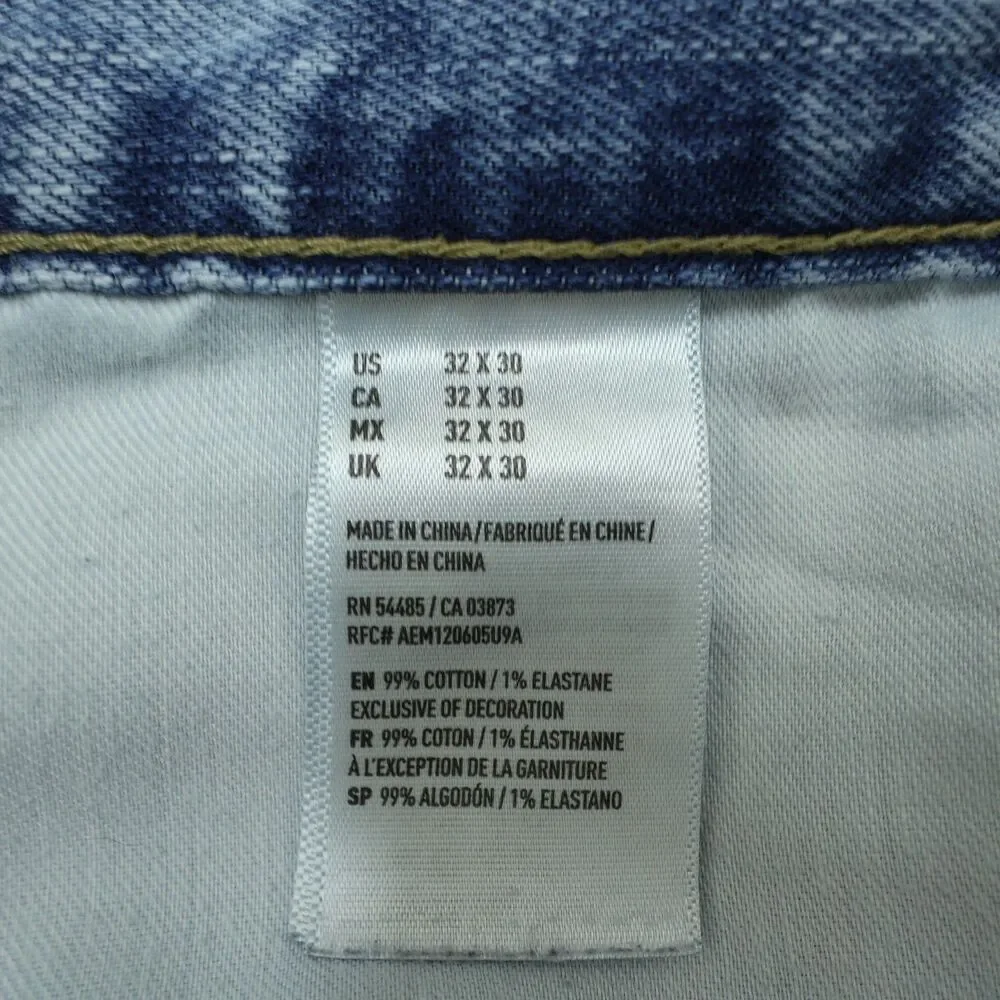 American Eagle Outfitters mens jeans see