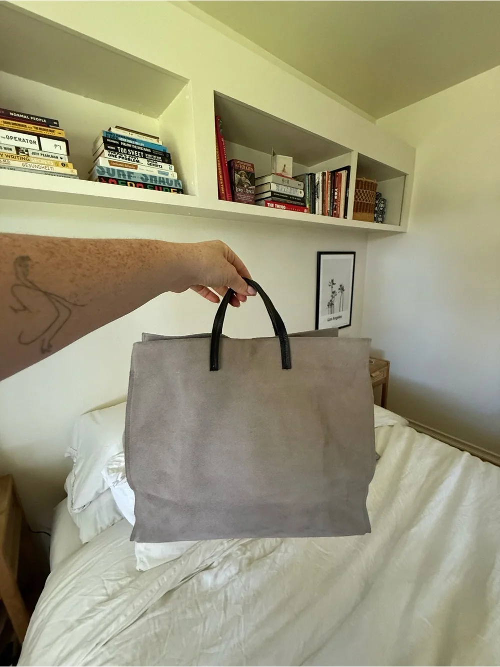 Clare V. Simple Tote-  Taupe