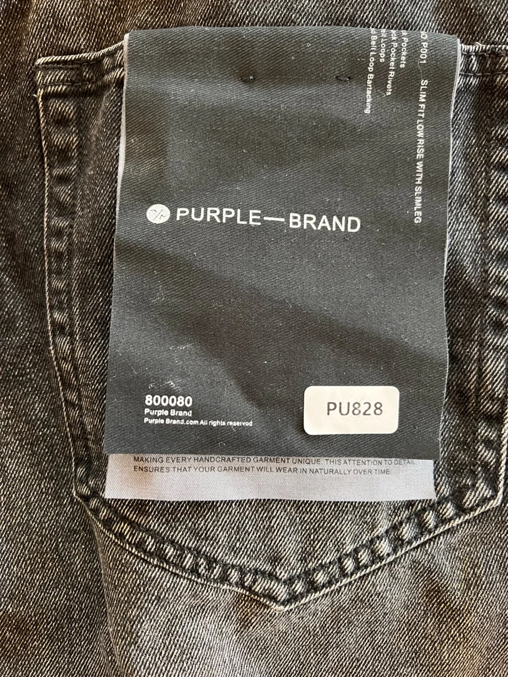 Purple men jeans
