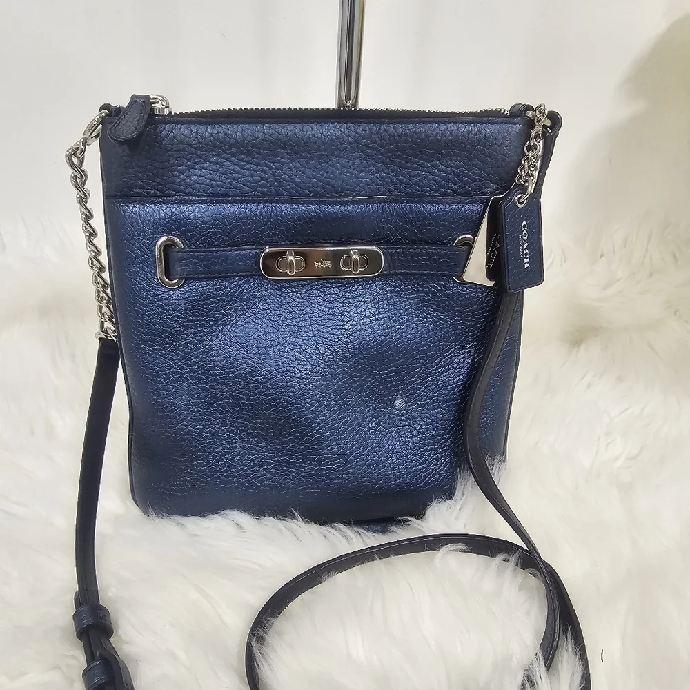 Coach blue crossbody