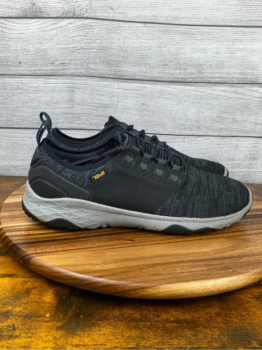 TEVA Men’s Arrowhead 2 Knit Black Grey Outdoors Shoe 1099331 Sneaker Size 13