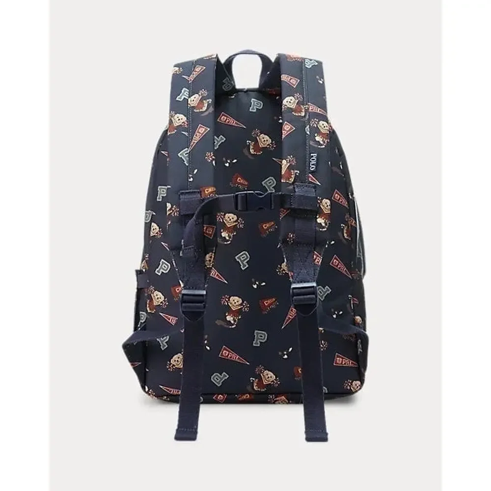 NWT❤️Polo Ralph Lauren Polo Bear Printed large Backpack
