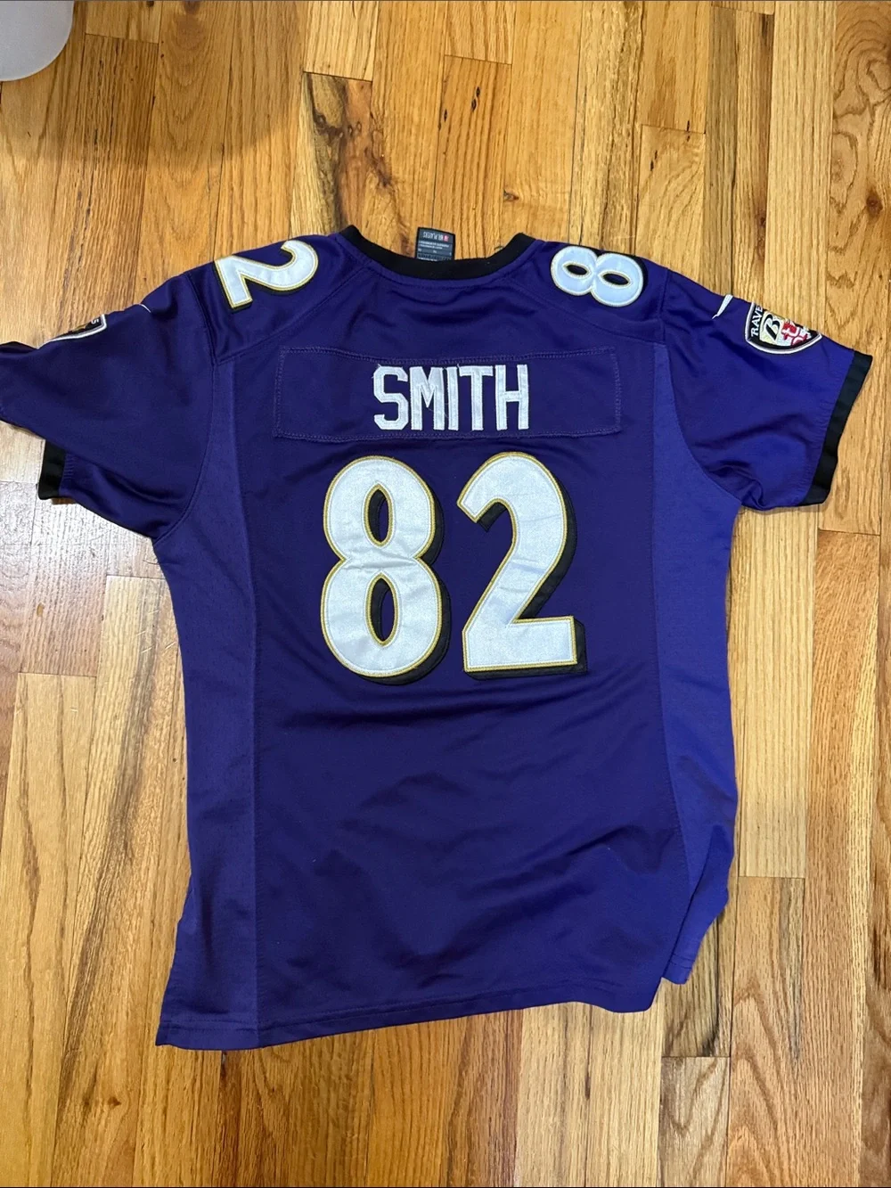 Nike Kids Purple Baltimore Ravens #82 smith Jersey