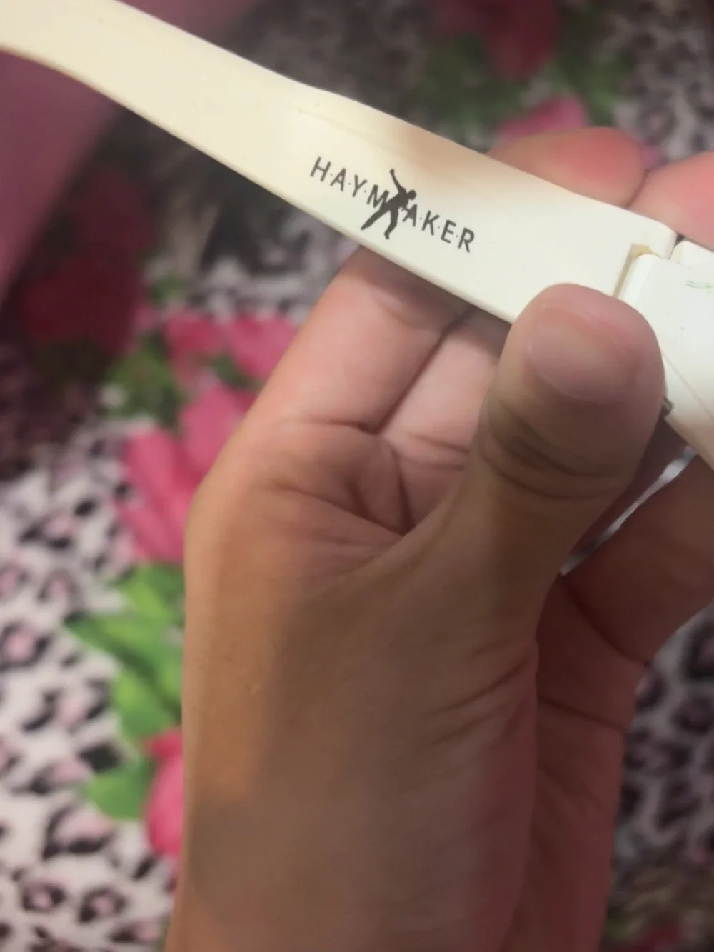 Haymaker white shield