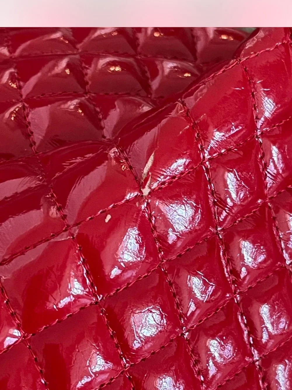 Alessandro Dell'Acqua Quilted Red Tote