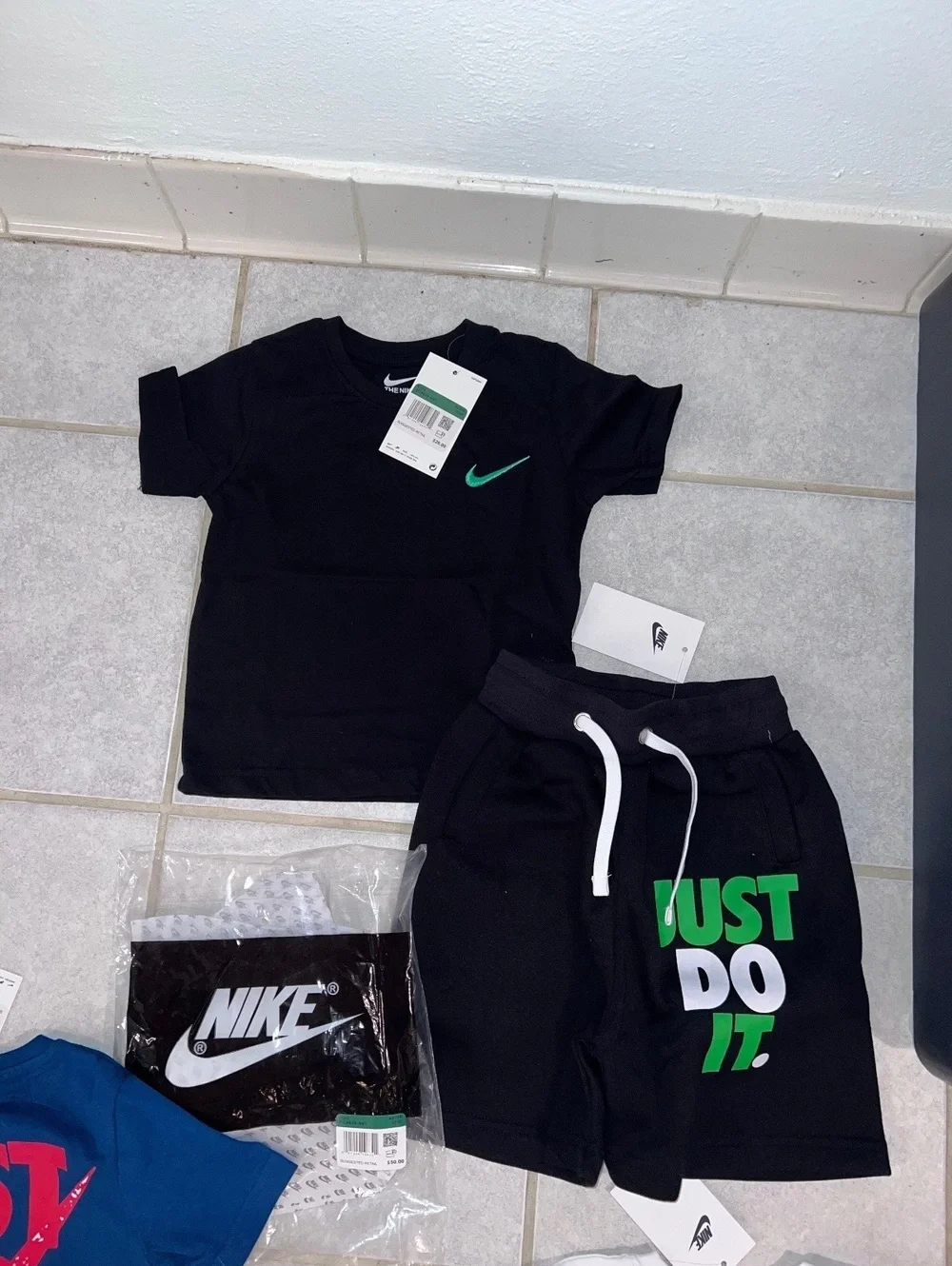 Kids Nike short/shirt set 11/12T youth large