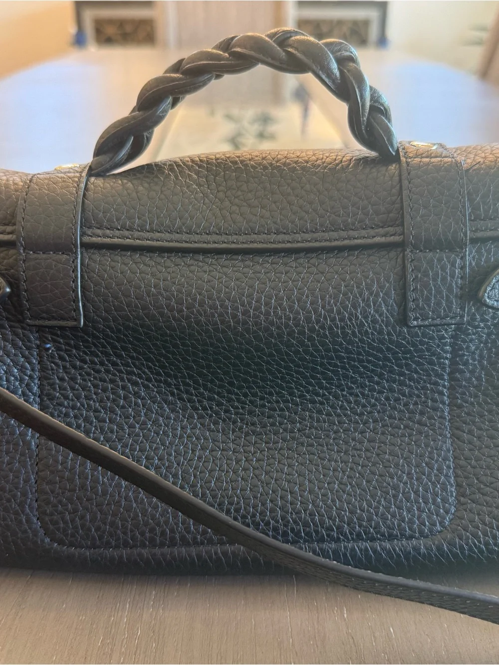 Mulberry pebbled leather