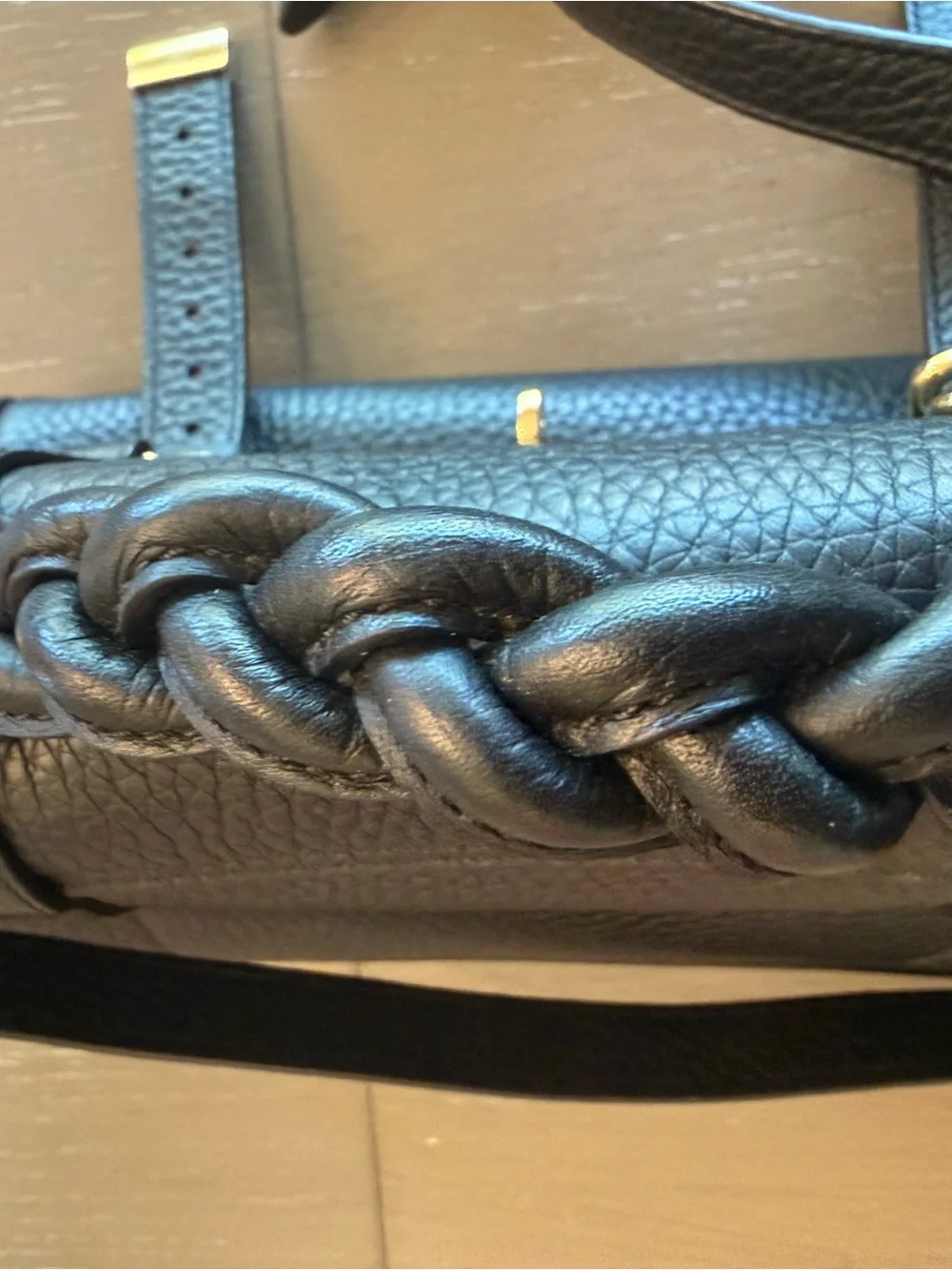 Mulberry pebbled leather
