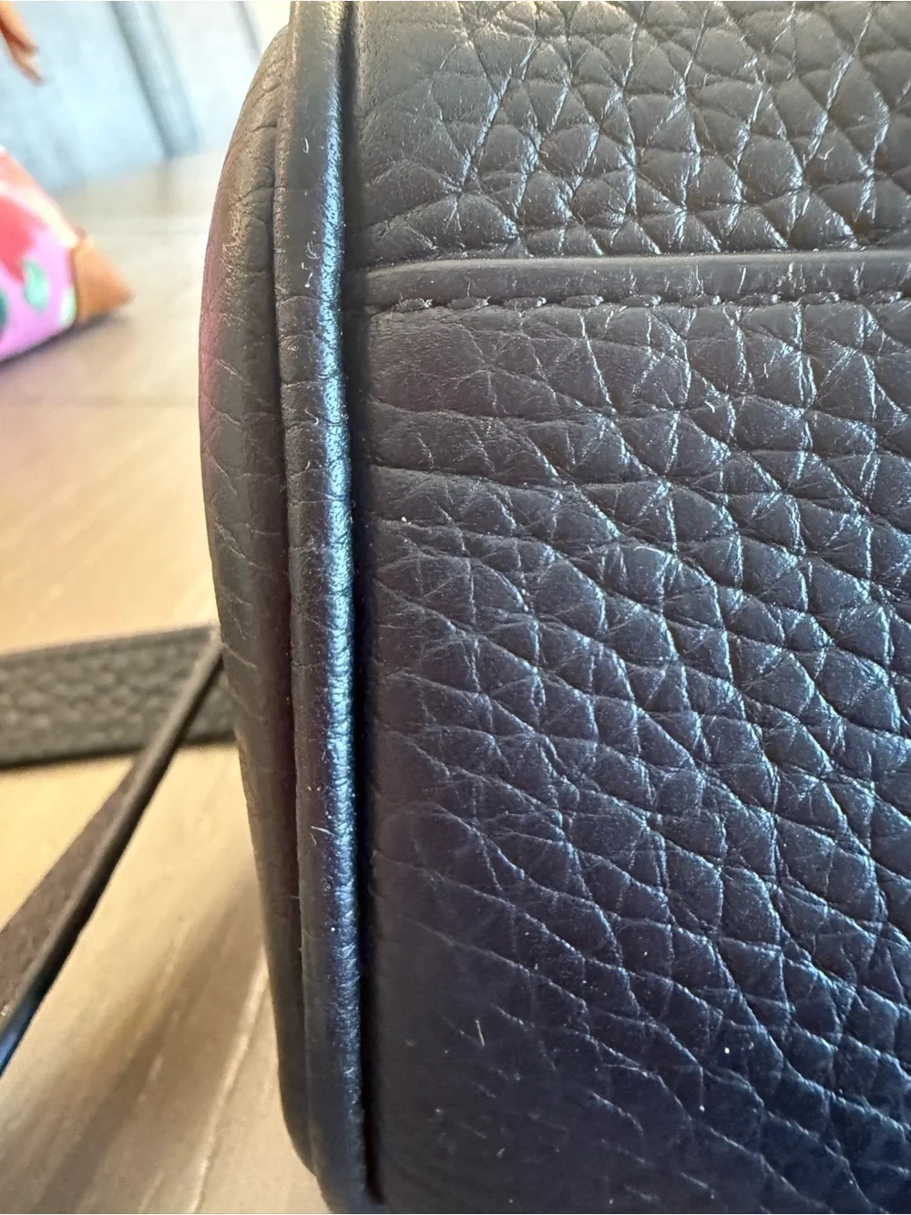 Mulberry pebbled leather